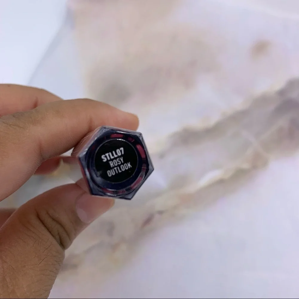 NYX slip tease lip lacquer full color, Rosy Outlook
